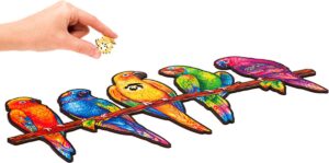 5-in-1 Playful Parrots 193-Pieces