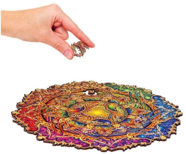 Mandala Inexhaustible Abundance Wooden Puzzl 700-Pieces - Image 2