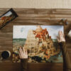 Wooden Jigsaw Puzzle Art Collection - The Tower of Babel Pieter Bruegel 1000-Pieces - Image 3