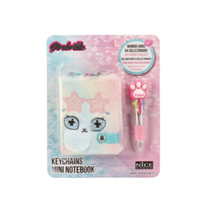 Girabrilla keychains mini notebook