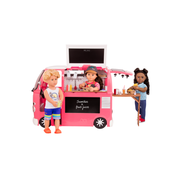 OUR GENERATION – Grill to Go Food Truck – Pink - Image 2