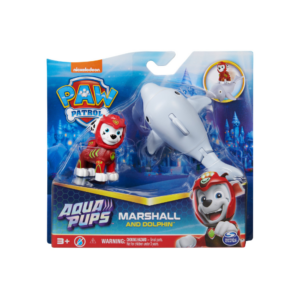 Aqua Pups Marshall and Dolphin Action Figures Set