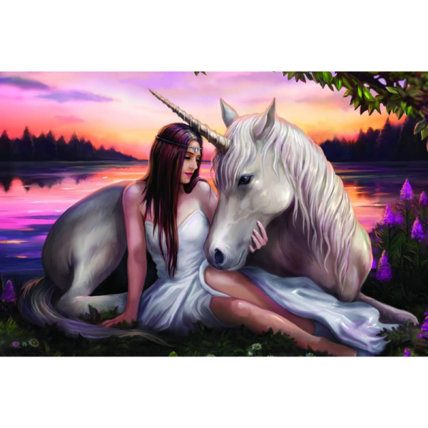 Anne Stokes Pure Heart Sunset Puzzle - Image 2