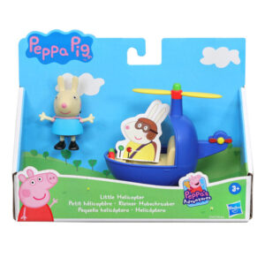 Peppa's Adventures Little Helicopter Toy Includes 3-inch Rebecca Rabbit Figure