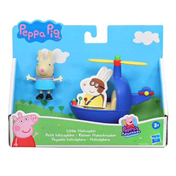 Peppa's Adventures Little Helicopter Toy Includes 3-inch Rebecca Rabbit Figure