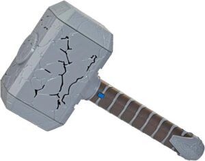 Marvel Studios? Thor: Love and Thunder Mighty FX Mjolnir Electronic Hammer Roleplay Toy with Lights, Sound FX