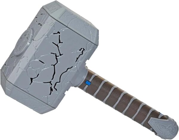Marvel Studios? Thor: Love and Thunder Mighty FX Mjolnir Electronic Hammer Roleplay Toy with Lights, Sound FX