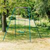 Single Turqoise Swing Set Multi-Coloured - Image 2