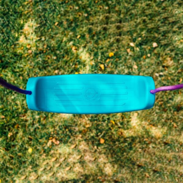Single Turqoise Swing Set Multi-Coloured - Image 4
