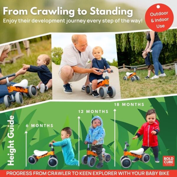Baby Balance Bike Benny Tiger - Image 4
