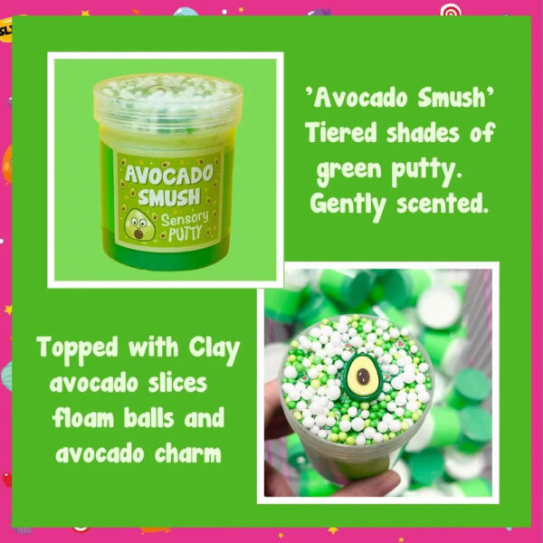 Avocado Smush Sensory Putty 275ml - Image 3