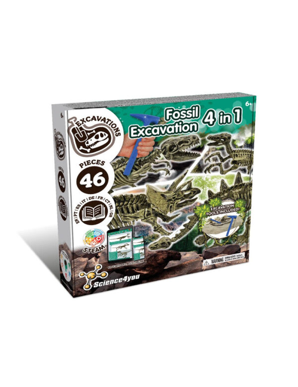 Fossils Excavation 4-in-1