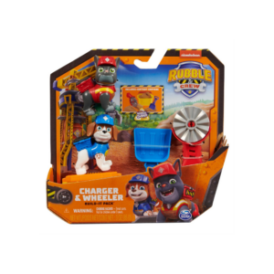 Rubble & Crew, Charger and Wheeler Action Figures Set