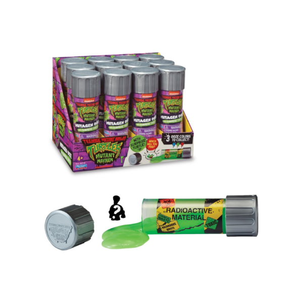 Teenage Mutant Ninja Turtles Mini Figure 3cm with Container for Sticky Gel - Image 3