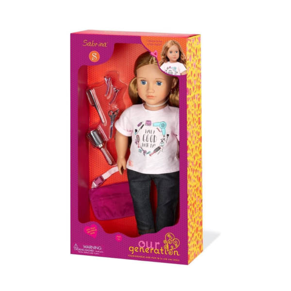 Our Generation - HAIRDRESSER DOLL 46 CM - SABRINA