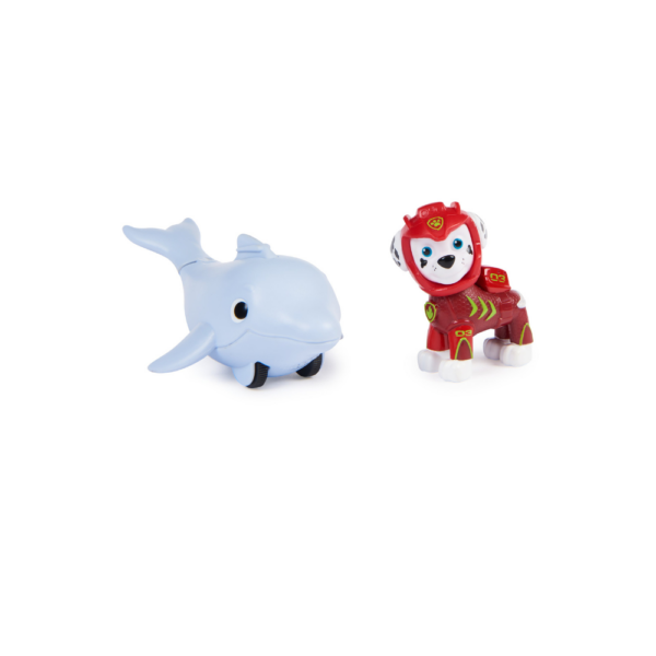 Aqua Pups Marshall and Dolphin Action Figures Set - Image 2