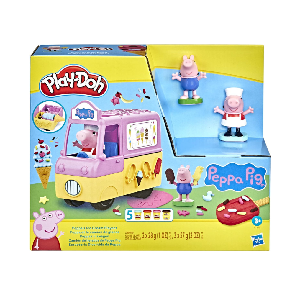 Play-Doh Peppa's Ice Cream Playset with Ice Cream Truck