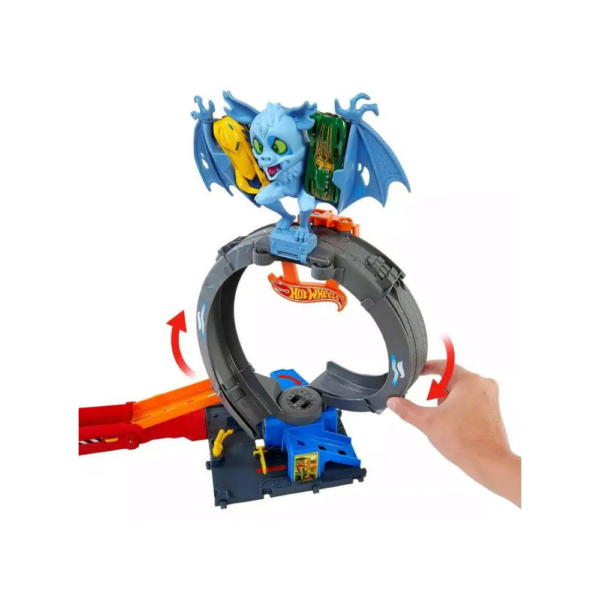 Hot Wheels City Bat Loop Attack Track Set - Image 2