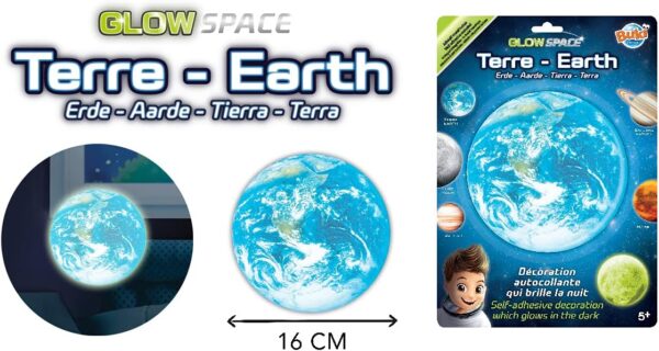Light Sticker Earth, Blue - Image 2
