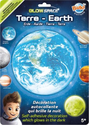 Light Sticker Earth, Blue