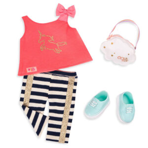 Wish Come True, Unicorn Outfit for 18-inch Dolls
