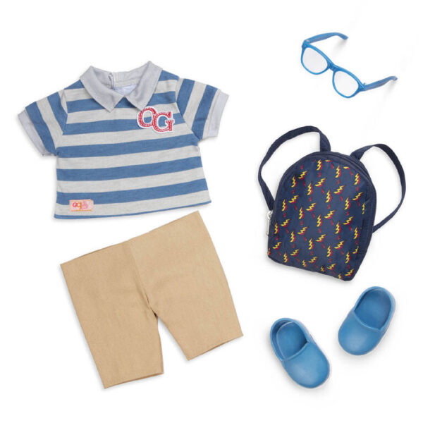 Leo Boy Doll W/ School Polo - Image 4