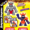 Heroes of Goo Jit Zu Stretch Strikers Versus Pack: Knight Blazagon versus Gladiator Curruptagon