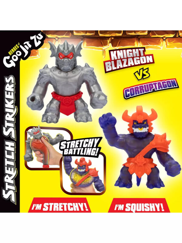 Heroes of Goo Jit Zu Stretch Strikers Versus Pack: Knight Blazagon versus Gladiator Curruptagon