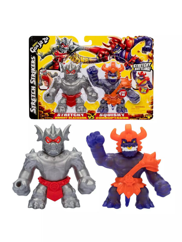 Heroes of Goo Jit Zu Stretch Strikers Versus Pack: Knight Blazagon versus Gladiator Curruptagon - Image 3