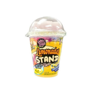 Compound Kings Lemonade Stand - 2 Pack Jelly Cube Fluffy Slime Cup - Pink and Yellow bundle