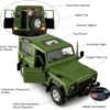 Land Rover Defender RC Car - 1:14 Land Rover Remote Control Toy Model Car - Image 3