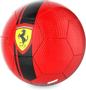 Ferrari Red Soccer with Black Stripe Size 5