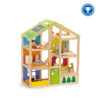 Wooden 4 Seasons Dollhouse with Furniture - Image 2