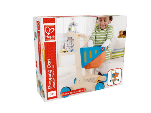 Role Play Wooden Shopping Cart - Image 2