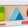 Wooden Geometry Educational Puzzle - 6pcs