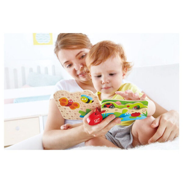 Baby's Farm-Themed Educational Wooden Book - Image 3