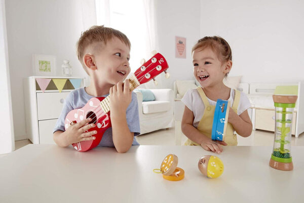 Mini Band Wooden Musical Instrument Set - 5pcs - Image 3