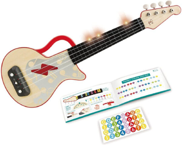 Learn with Lights Ukulele-Red - Image 3