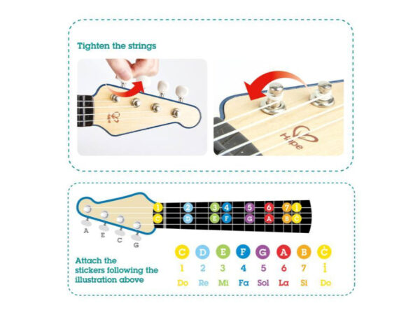 Learn with Lights Ukulele-Blue - Image 3