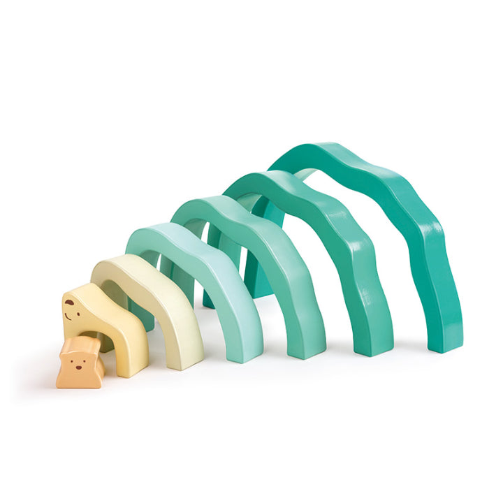 Arctic Polar Bear Stacking Blocks