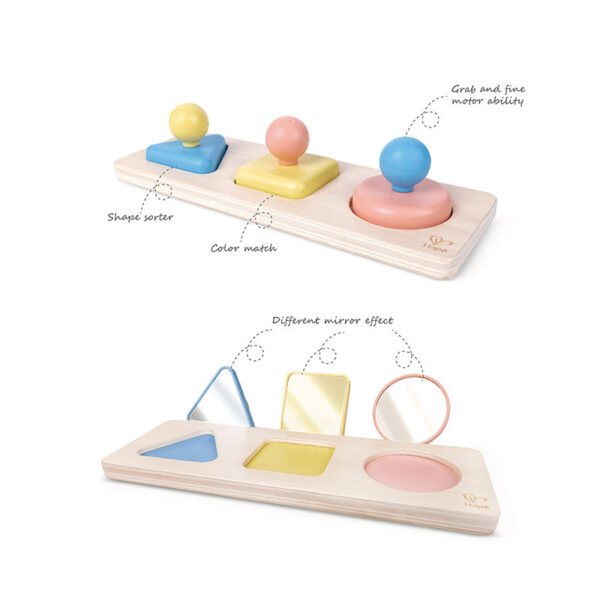 Montessori Mirror Shape Puzzle - Image 2