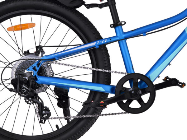 Mountain Bicycle 7-17 Bike Blu 24" - Image 5