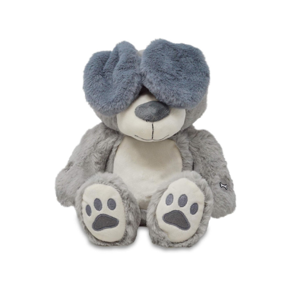 Peek & Play Parker 11" Gray Puppy - Image 2