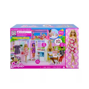 Barbie Dollhouse With Doll And PuppyÂ 