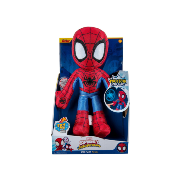 Marvel Spidey and His Amazing Friends Web Flash Spidey Plush - 9-Inch - Image 2