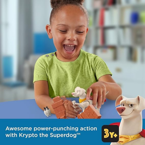 DC League Of Super-Pets Hero Punch Krypto Poseable - Image 2
