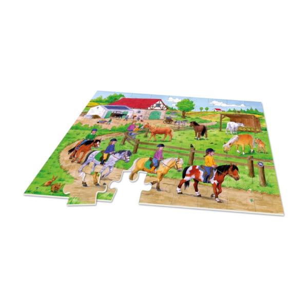 XXL Giant Puzzle 45 Pieces Pony Farm - Image 2