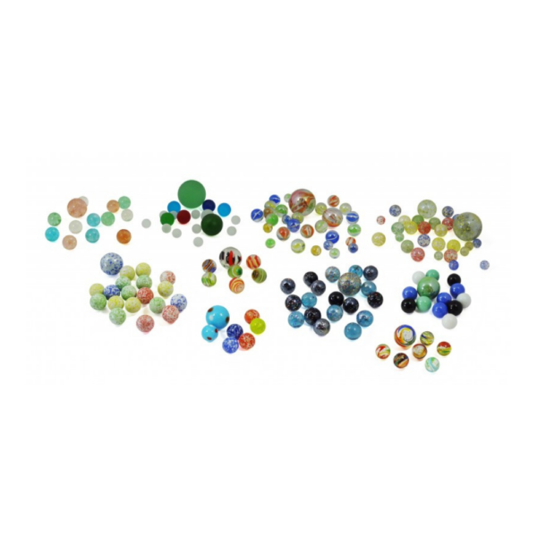Box of 163 Marbles - Image 2