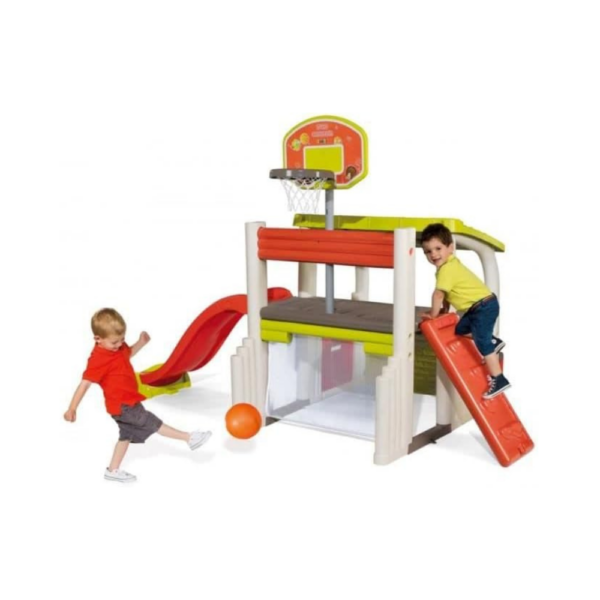 Kids Multi Activity Sports Fun Center with Slide 2.8m - Image 2