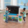 Jumbo Art Easel - Whiteboard And Double-Sided Board with Storage - Image 2